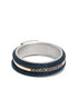 18kt rose gold and sterling silver diamond ring